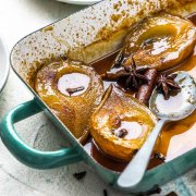 Warm Baked Pear Dish Recipe